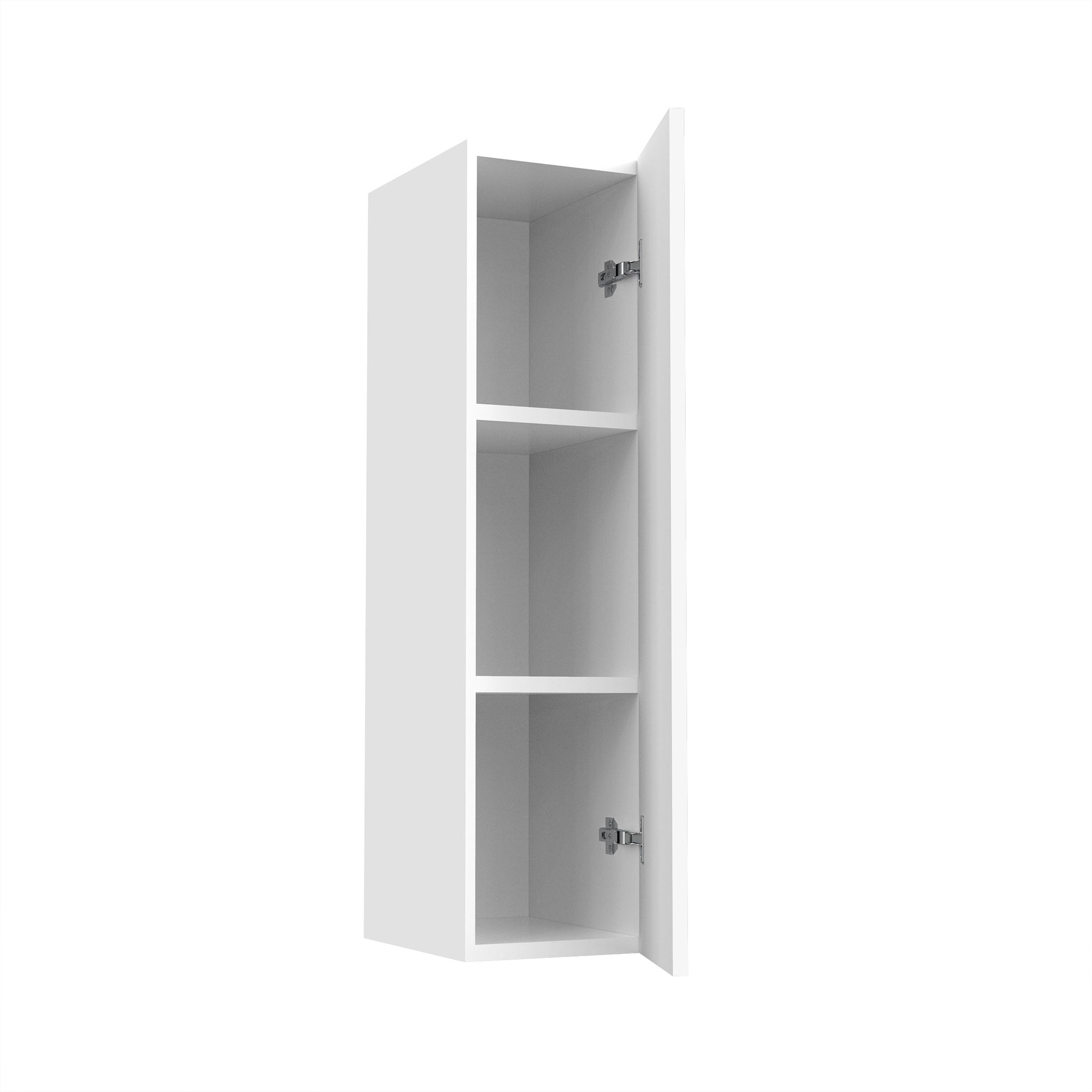 RTA - White Shaker - Single Door Wall Cabinets | 9"W x 36"H x 12"D