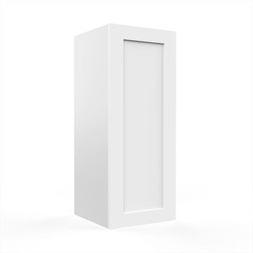 RTA - White Shaker - Single Door Wall Cabinets | 12