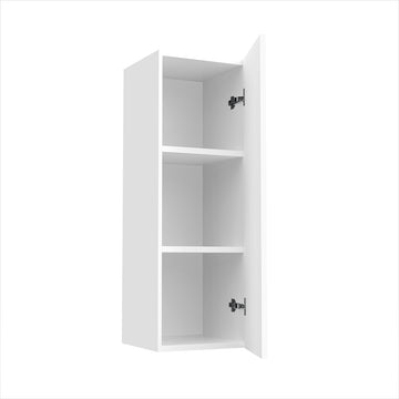 RTA - White Shaker - Single Door Wall Cabinets | 12"W x 36"H x 12"D