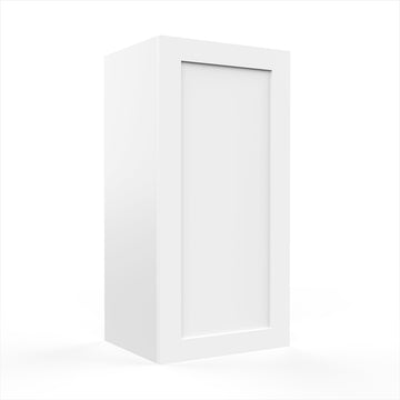 RTA - White Shaker - Single Door Wall Cabinets | 15