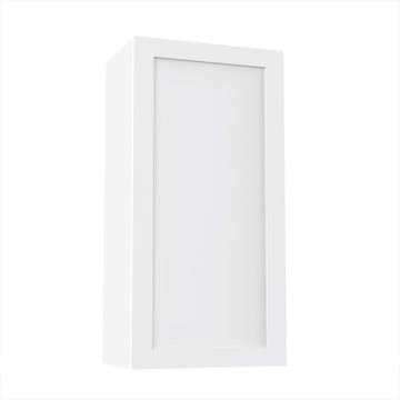 RTA - White Shaker - Single Door Wall Cabinets | 18