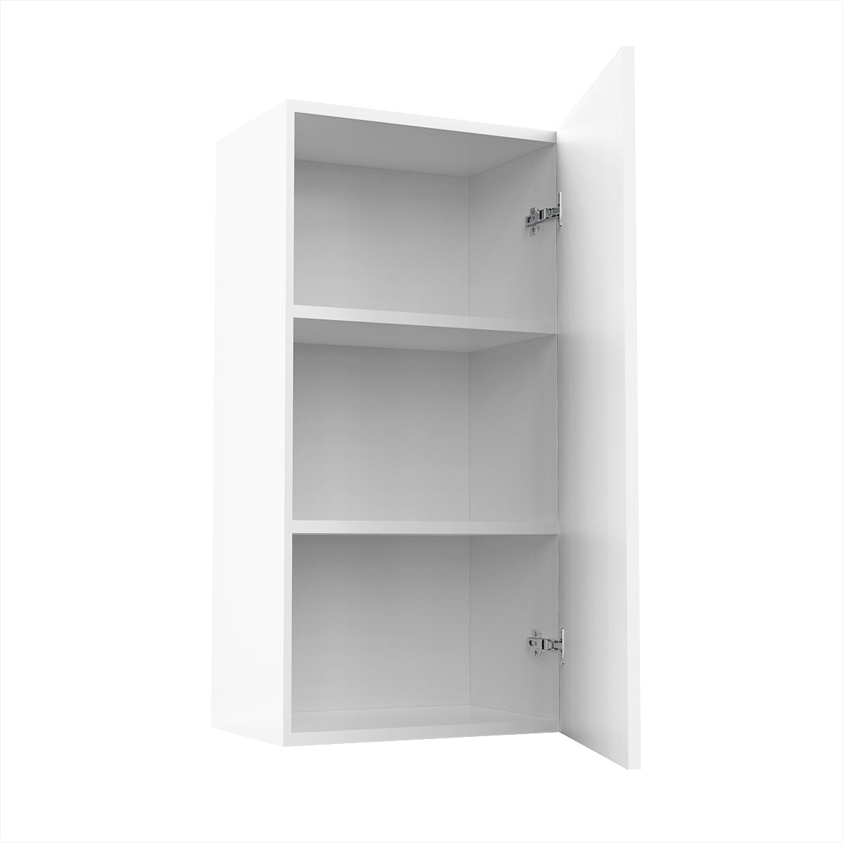 RTA - White Shaker - Single Door Wall Cabinets | 18"W x 36"H x 12"D