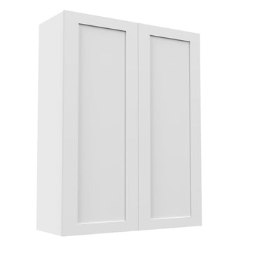RTA - White Shaker - Double Door Wall Cabinets | 33