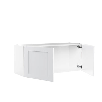 RTA - White Shaker - Double Door Wall Cabinets | 36"W x 15"H x 12"D