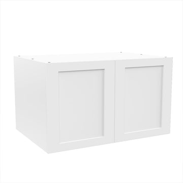 RTA - White Shaker - Double Door Refrigerator Wall Cabinets | 36