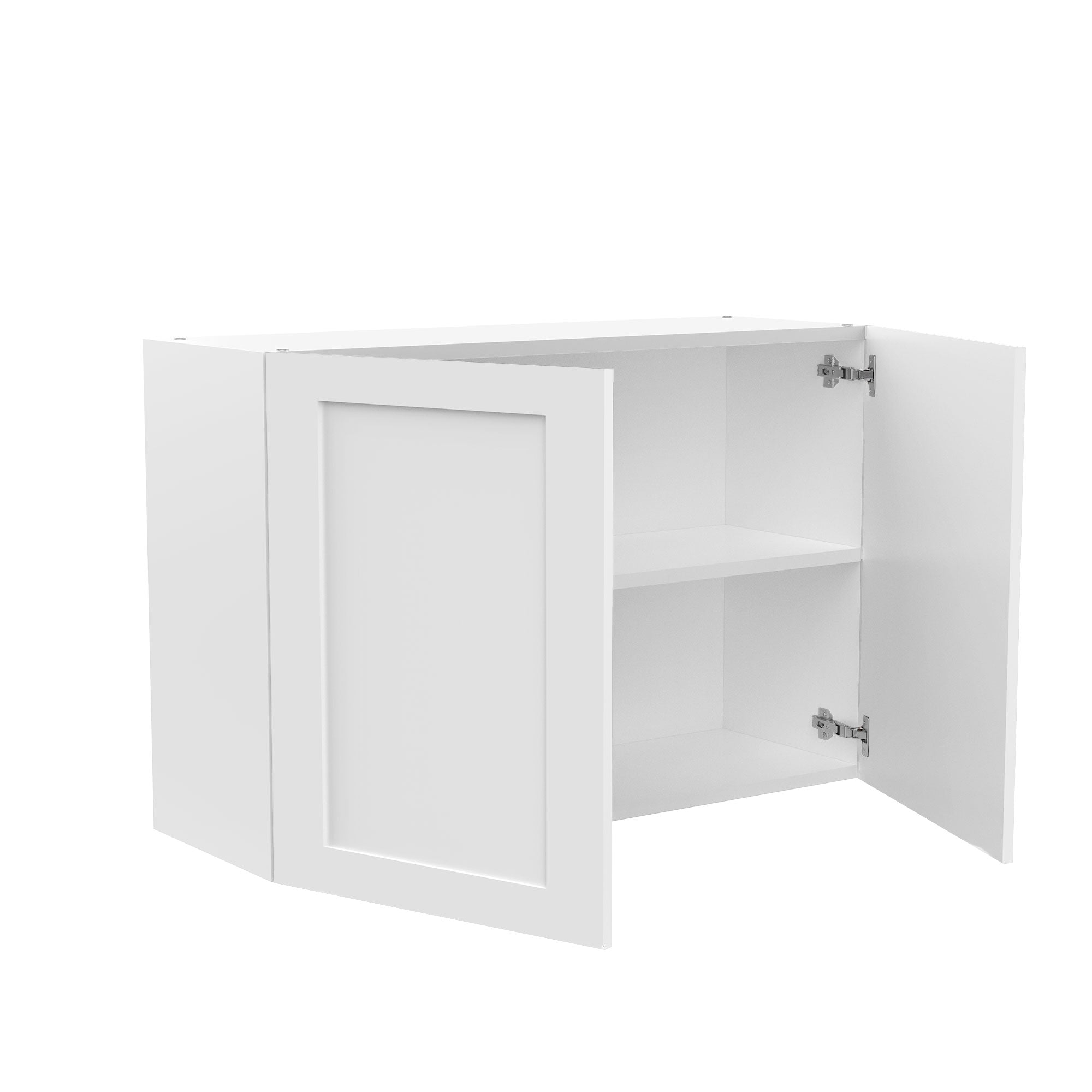 RTA - White Shaker - Double Door Wall Cabinets | 36"W x 24"H x 12"D