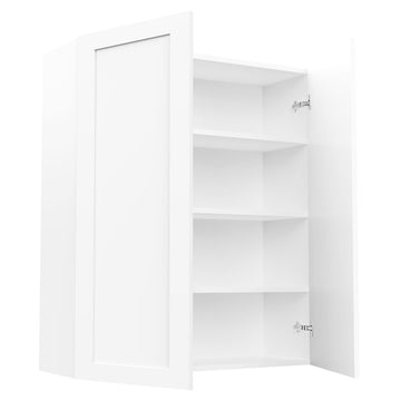 RTA - White Shaker - Double Door Wall Cabinets | 36"W x 42"H x 12"D