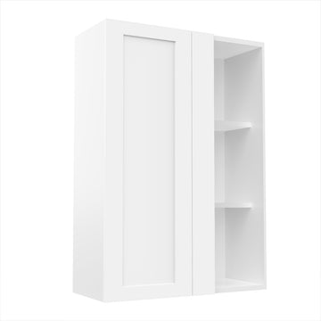 RTA - White Shaker - Single Door Wall Cabinets | 30