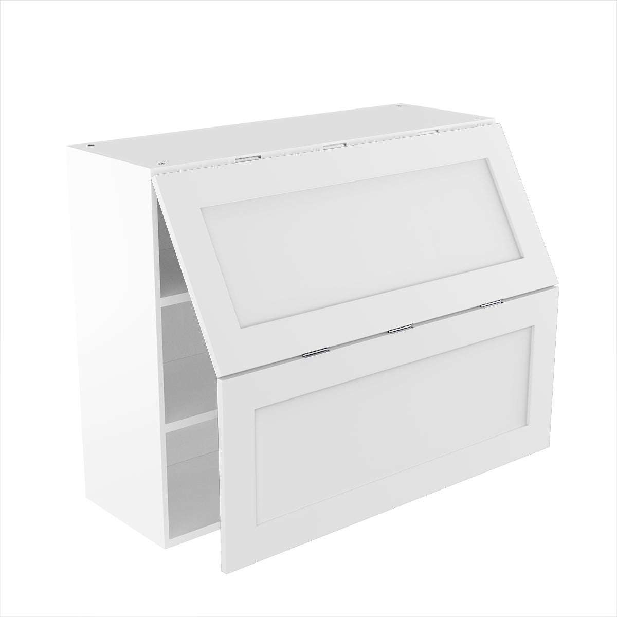 RTA - White Shaker - Bi-Fold Door Wall Cabinets | 36