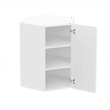 RTA - White Shaker - Diagonal Wall Cabinets | 24"W x 30"H x 12"D