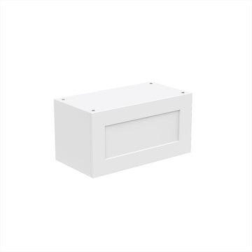 RTA - White Shaker - Horizontal Door Wall Cabinets | 24