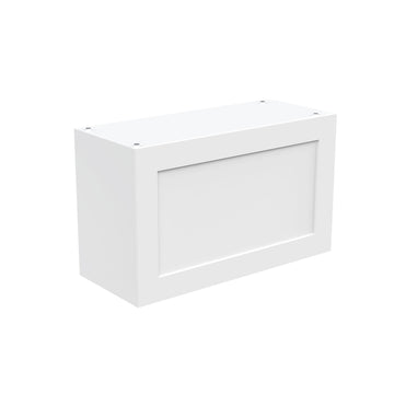 RTA - White Shaker - Horizontal Door Wall Cabinets | 30