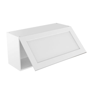 RTA - White Shaker - Horizontal Door Wall Cabinets | 36