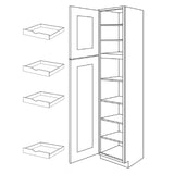 Matrix Greystone - Utility Cabinet | 15"W x 96"H x 24"D