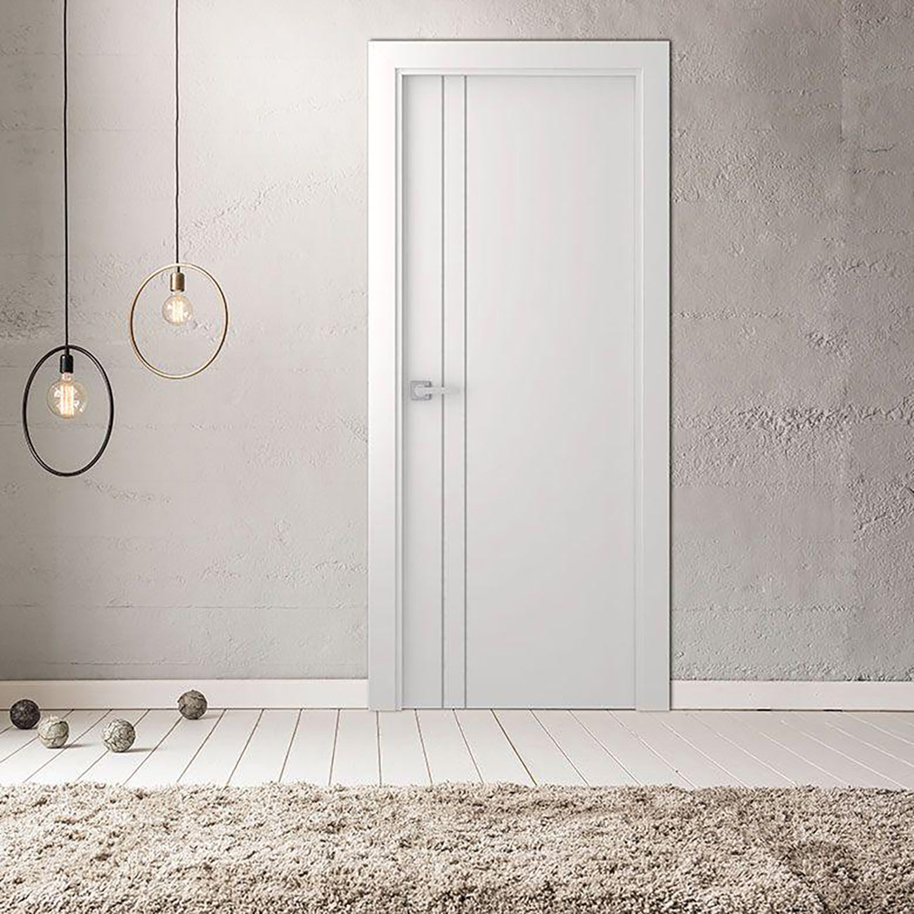 Smart Pro 2V Interior Door in Polar White Finish