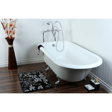 Cast Iron Roll Top Clawfoot Tub (No Faucet Drillings)