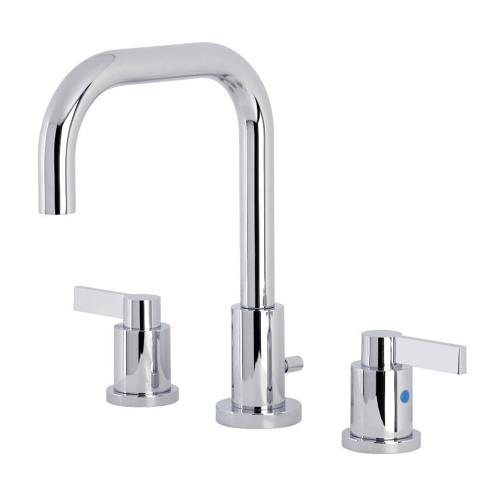 NuvoFusion Widespread Bathroom Faucet With Brass Pop Up