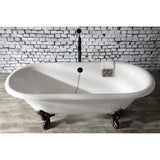 Clawfoot Tub with 7-Inch Faucet Drillings