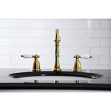 Heritage Widespread 8 Inch Tradtional Bathroom Faucet