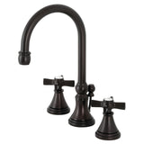 Millennium Widespread Bathroom Faucet With Brass Pop Up