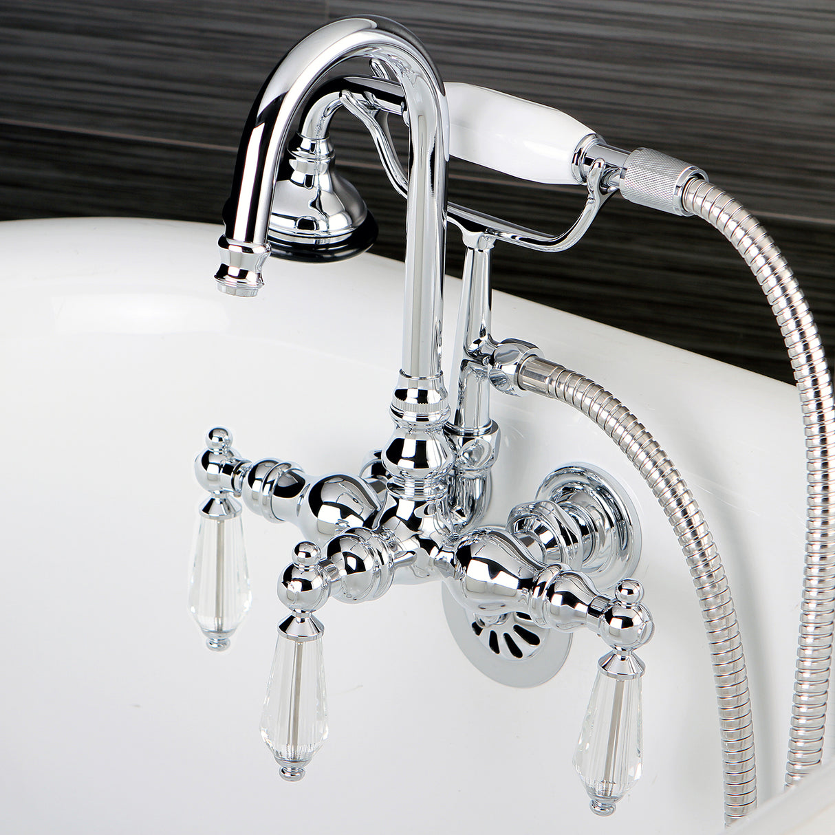 Wilshire Wall Mount Clawfoot Tub Faucet