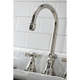 Millennium Widespread Bathroom Faucet With Brass Pop Up