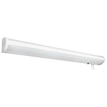 LED Linear Bed Light Wall Sconce Fixture - White Finish - Linear Shaped Sconce