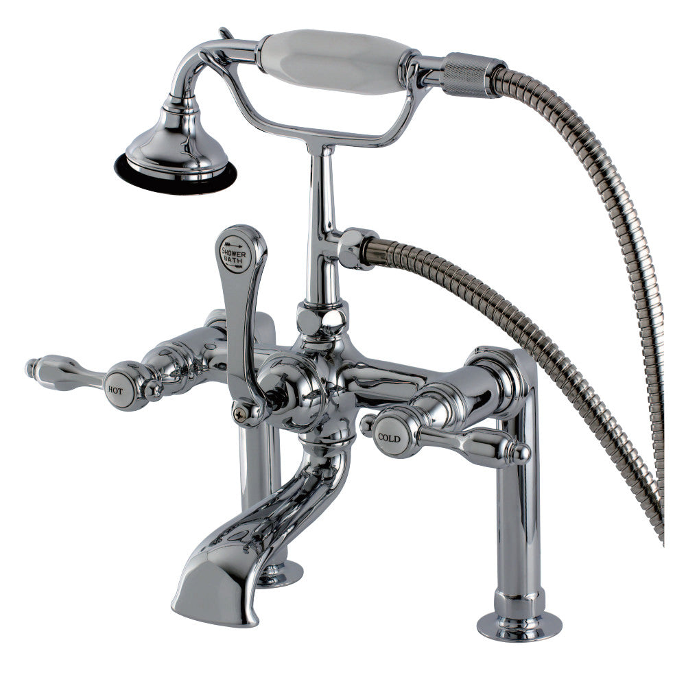 Tudor Deck Mount Clawfoot Tub Faucet