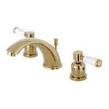 Modern Widespread Bathroom Faucet, 8 Inch