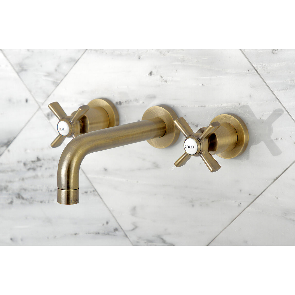 Millennium Two Handle Wall Mount Bathroom Faucet