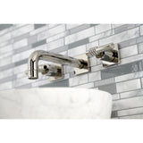 Milano Two-Handle Wall Mount Bathroom Faucet