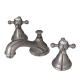 Royale 8" Deck Mount Widespread Bathroom Faucet W/ Dual Cross Handle