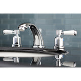 Modern Widespread Bathroom Faucet, 8 Inch