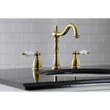 Heritage Widespread 8 Inch Tradtional Bathroom Faucet