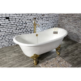 Cast Iron Double Slipper Clawfoot Tub (No Faucet Drillings)