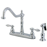 Tudor Deck Mount Centerset Kitchen Faucet