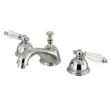 Wilshire Widespread Bathroom Faucet with Brass Pop-Up