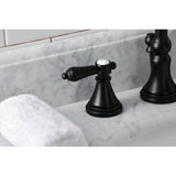 Heirloom Widespread Bathroom Faucet With Brass Pop Up