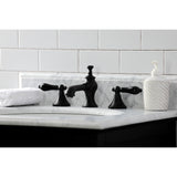 Widespread Traditional Bathroom Faucet with Brass Pop-Up