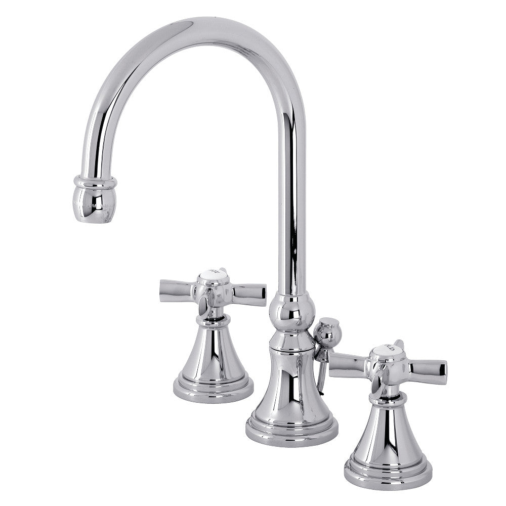 Millennium Widespread Bathroom Faucet With Brass Pop Up