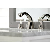 Manhattan 8 inch Modern Widespread Bathroom Faucet