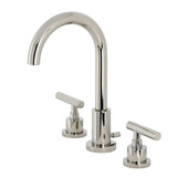 Modern Widespread Bathroom Faucet with Brass Pop-Up