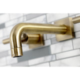 Manhattan Two-Handle Wall Mount Bathroom Faucet