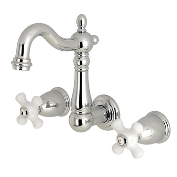 8 Inch Heritage Center Wall Mount Bathroom Faucet