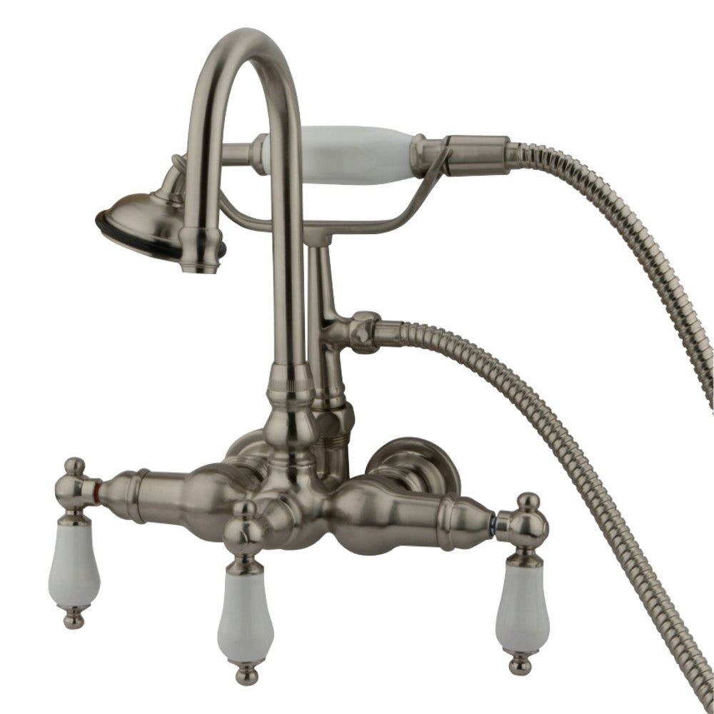 Vintage 3.4" Wall Tub Faucet With Hand Shower