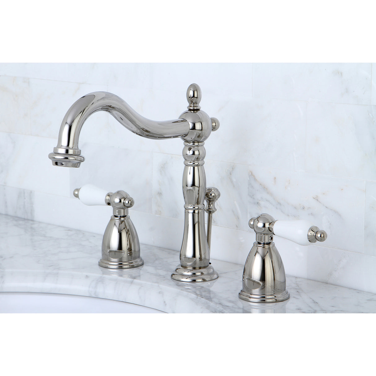 Heritage Widespread 8 Inch Tradtional Bathroom Faucet