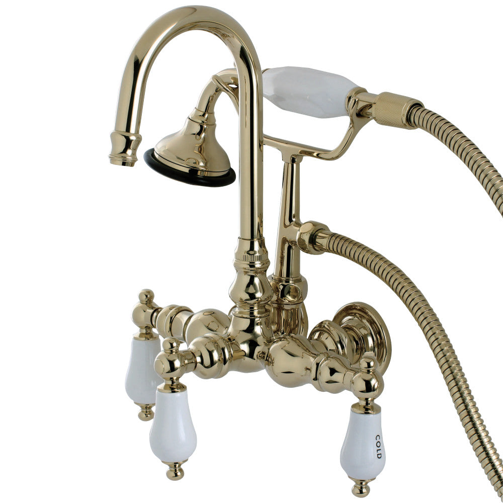 Vintage Clawfoot Tub Faucet With Hand Shower