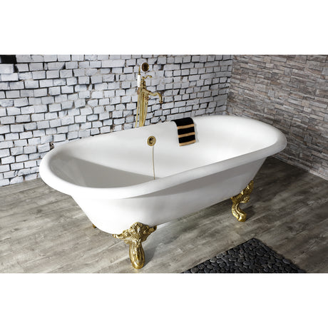 Clawfoot Tub with 7-Inch Faucet Drillings