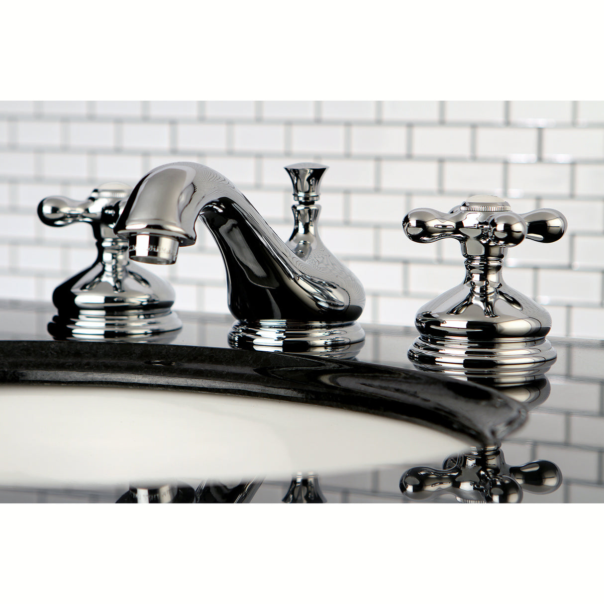 Heritage Traditional 8 inch Widespread Bathroom Faucet