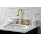 Millennium Widespread Bathroom Faucet With Brass Pop Up